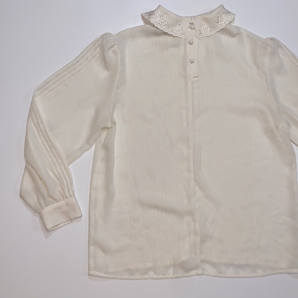 Vintage Victorian Style Karen Scott blouse - Picture 4 of 15